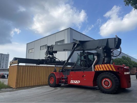 FD140 14 Ton Diesel Tugas Berat Truk Forklift Mesin Cummins 3.5g Tiang Industri Berat