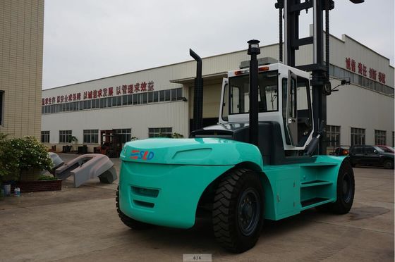 FD250 25 Ton Diesel Heavy Duty Forklift Truck Cummins Mesin 4,0g Mast Container Handling