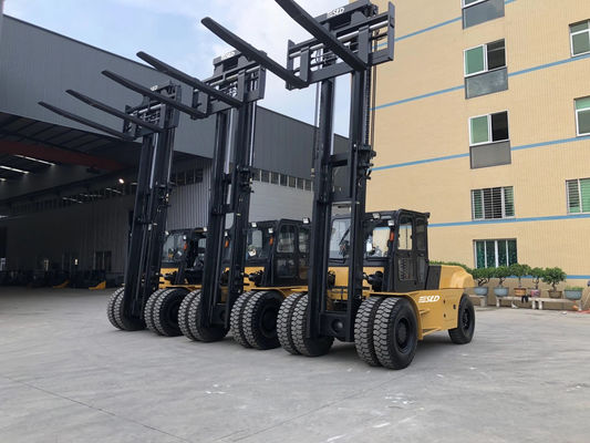 FD160 6000mm 3 Tiang Panggung 2 Angkat Forklift Angkat Berat 15 Ton 6m