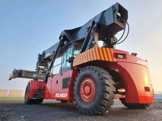 20ft 40ft Container Forklift Reach Stacker Untuk Pelabuhan Terminal