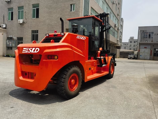 FD160 16T Heavy Load Forklift dengan sudut miring diatur dari 45-90 derajat