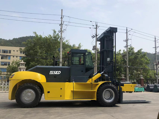 35 Ton Container Forklift Dengan Power Shift Transmission Turbocharging Engine