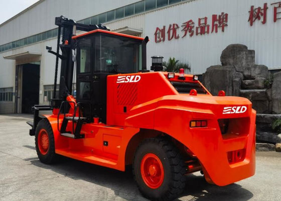 FD300 30 Ton Diesel Heavy Duty Forklift Truck Mesin Weichai 4,0g Pengendalian Kontainer Mast