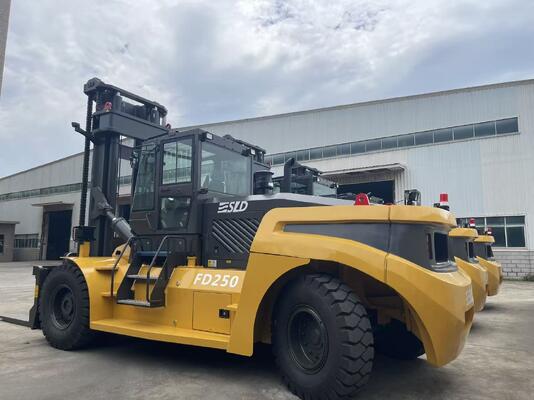 FD350 35 Ton Diesel Heavy Duty Forklift Truck Cummins Mesin 4,0g Mast Container Handling