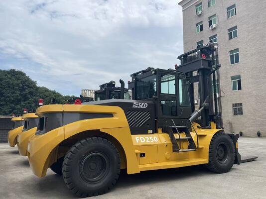 FD280 28 Ton Diesel Truk Forklift Tugas Berat Mesin Cummins 4.0g Penanganan Kontainer Tiang