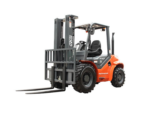 Counterweight 4WD 4X4 2.5 Ton 3000mm Forklift Medan Kasar