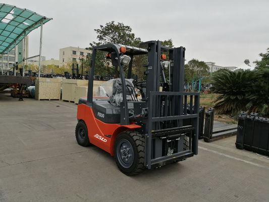 3m FD30 3000kg Diesel 3 Ton Forklift Truck Dengan Side Shift