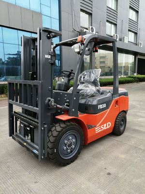 3m FD30 3000kg Diesel 3 Ton Forklift Truck Dengan Side Shift