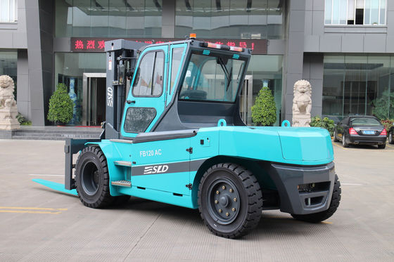 3000mm Mengangkat 8 Ton 10T Truk Forklif Listrik AC Besar