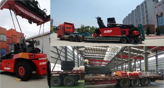 Terminal Yard Stacking Container Reach Stacker 45tons