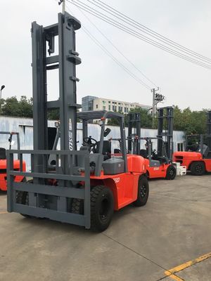 FD70 5m 15000 Lb 7 Ton Forklift Bertenaga Diesel oleh Ban Padat