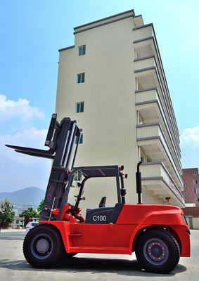 3000mm FD100 Penanganan Material 10t Diesel Forklift Truck