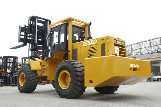 3000mm tiang 25T forklift dengan tiang medan kasar untuk Lokasi Tambang