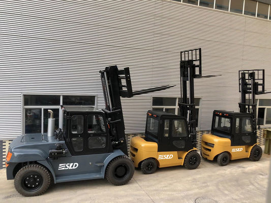 Pembakaran Internal 10 Ton 20000 Lb 20k 4 Wheel Lift Forklift