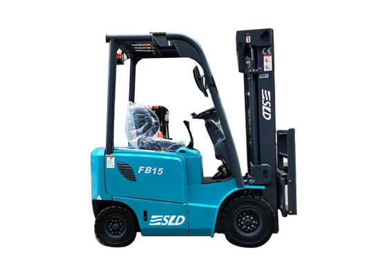 Truk Forklift Listrik Bertenaga Baterai Lithium Ion 1,5 TON 3m