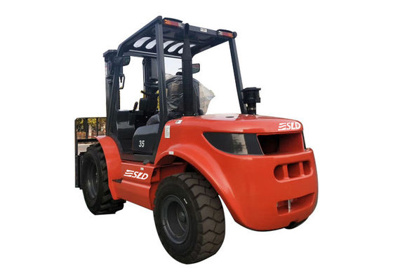 3m 8000 lb 8k 3.5T 3500kgs 4WD 4X4 Forklift Semua Medan Kasar