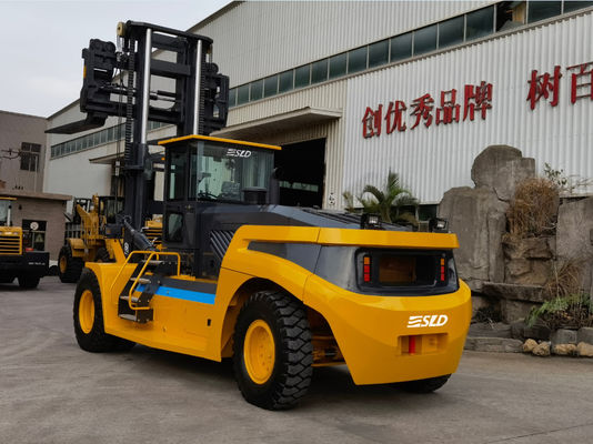 Mesin Weichai 25 Ton Tiang Truk Forklift Kontainer Mengangkat Tinggi 5500mm