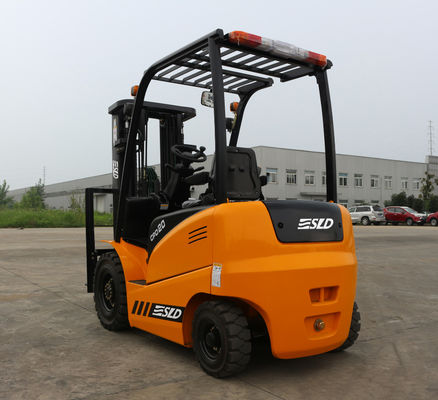 Forklift Listrik Mini Industri 2000kgs Beban Dengan Ban Pneumatik