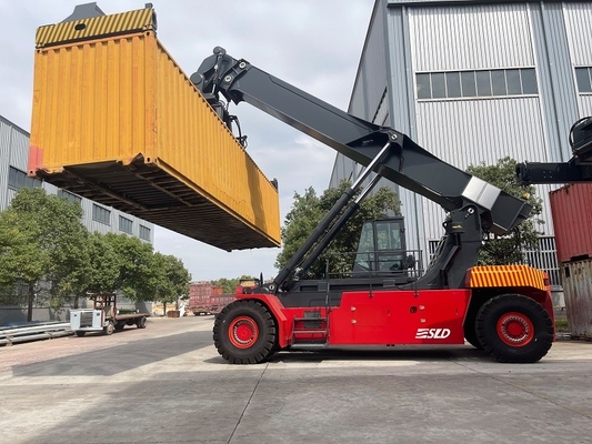 45T Container Forklift Reach Stacker Dengan Mesin CUMMINS