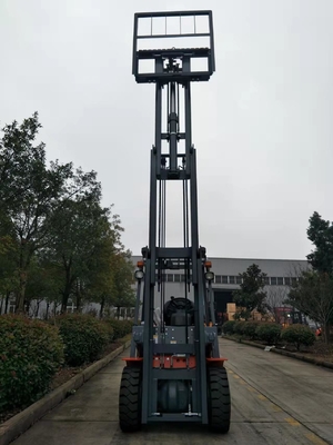 Transmisi Hidrolik Forklift Diesel 4800mm 3 Ton Dengan Tiang Gratis 3 Tahap Penuh