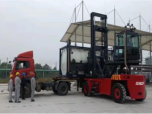 B1 B2 B3 8t 9t Angkat Tumpukan Forklift Kosong AUTO Transmisi