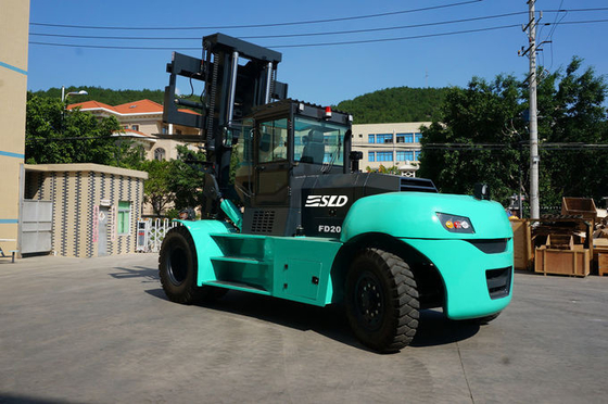 Transmisi Otomatis 20T Heavy Lift Forklift Dengan Mesin CUMMINS