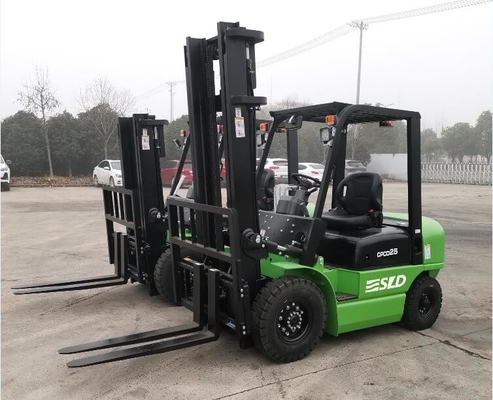 Tiang Rendah 3m / Tiang Tinggi 5m 2.5 Ton Truk Forklift Diesel