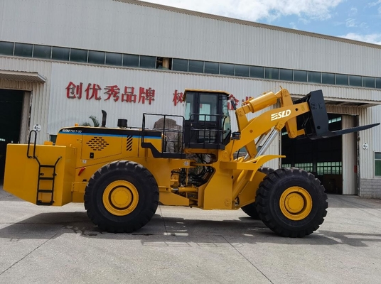 50 Ton Forklift Loader Nilai Beban 50000kgs Untuk Blok Marmer Berat Di Tambang